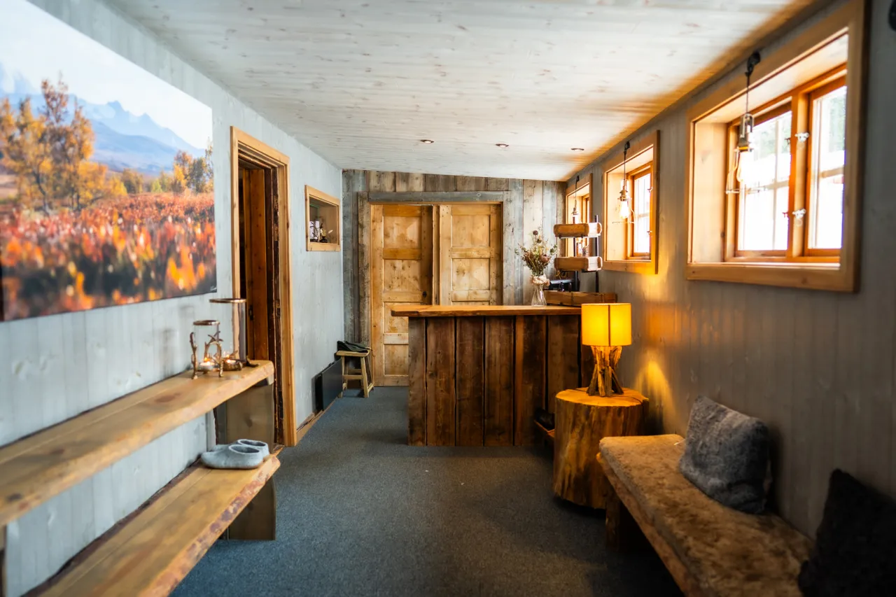 receptionen på Buustamons fjällgård